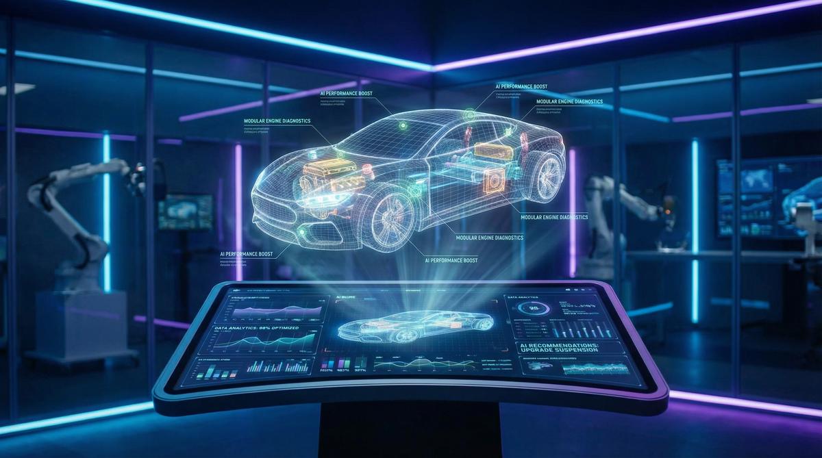 国产AI汽车改装视频技术